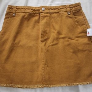 Red Dress Boutique Mustard Skirt